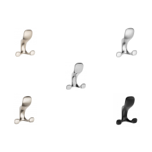 (Satin, Toledo A) Coat Hooks Hat Twin Robe Door Dress Bathroom Towel Bag Wall Hanger 14 Models
