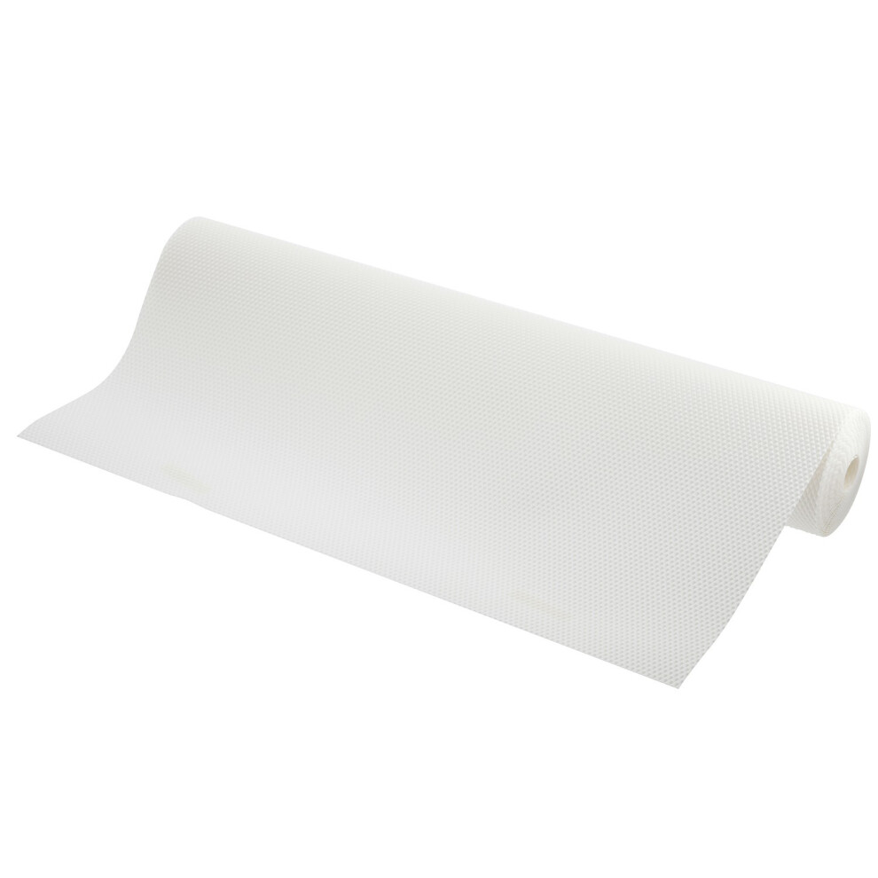 Gtv (White) 48X500 Cm Drawer Mat Non-Slip Kitchen Cabinet Liner Cupboard Shelf Protector Pad White