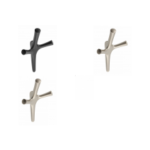 (Chrome, Walencia) Coat Hooks Hat Twin Robe Door Dress Bathroom Towel Bag Wall Hanger 14 Models