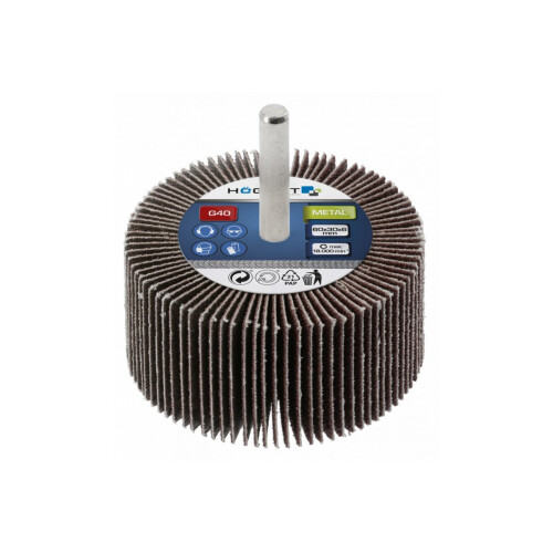 GTV (1, G150 - 60x30x6) ABRASIVE FLAP WHEEL SANDING WHEEL Three Size Grit Drill Diameter 6mm Rust Remove