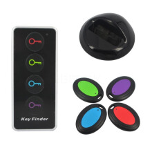 Wireless Key Finder, Tracker for Phone and Keys, Anti-Loss Device, White, 1 Pack