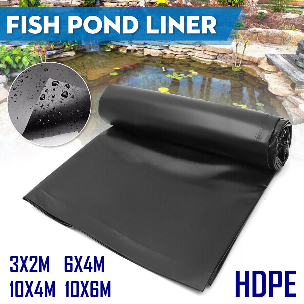 B2c (3M X 4M (10'X13')) Extra Thick Pond Liner Heavy Duty Durable 25 Year Warranty 200Gsm - 035Mm Thick