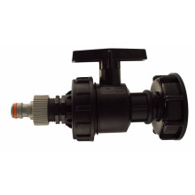 (Plastic Valve) IBC S60x6 water tank threaded outlet connection adaptor a range of tap fittings