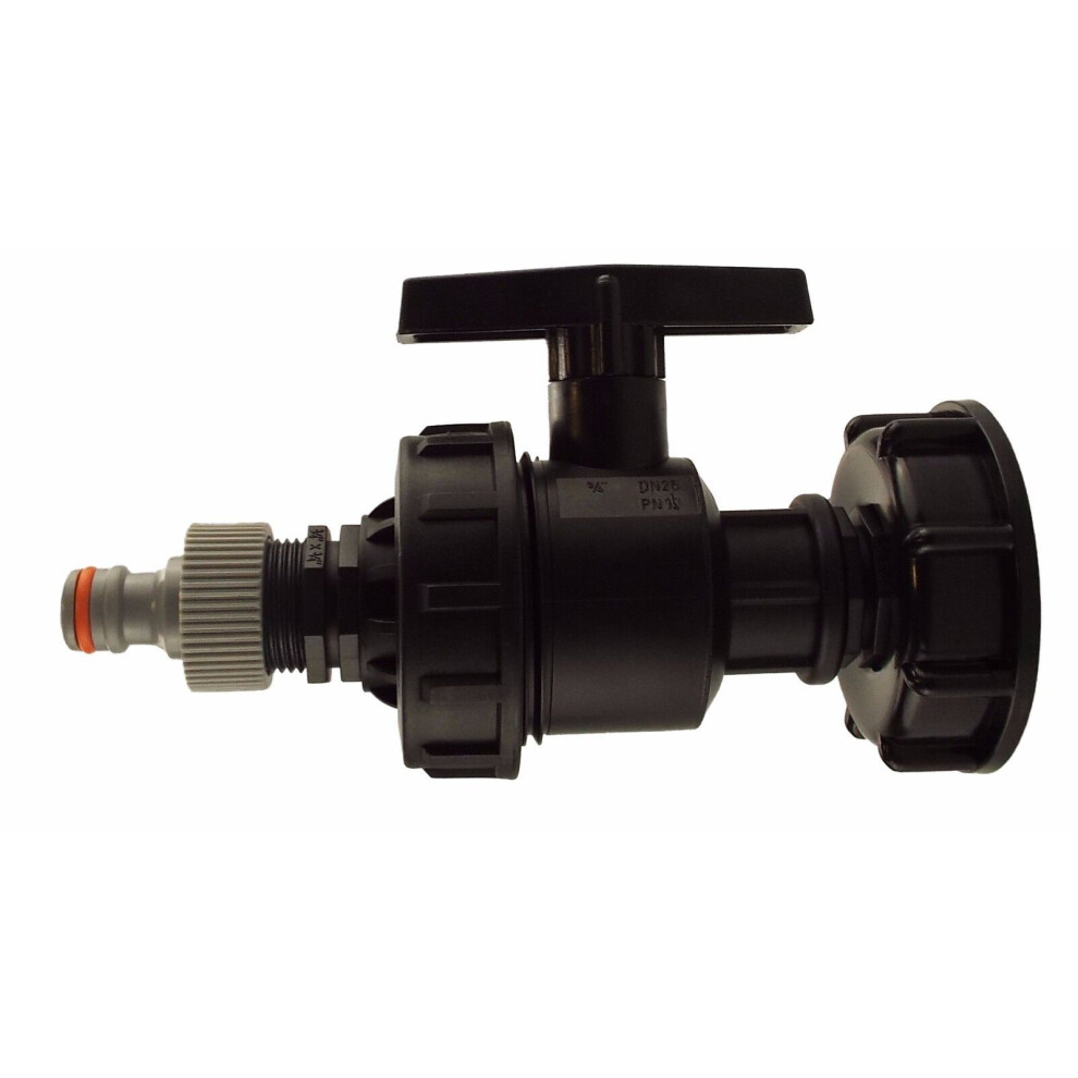 (Plastic Valve) IBC S60x6 water tank threaded outlet connection adaptor a range of tap fittings-image-OPC-PTWNPWM-NEW