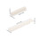 2Pcs Durable White Bone Guitar Nut and Saddle for Acoustic Guitar 2