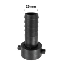 (25mm barb - 1"bsp female) Female Hosetail Connector with Barbed BSP Thread for Pools, Ponds, Pumps, Tanks