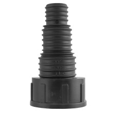 (1.25" BSPF - 20/25/32mm) MULTI SIZE HOSE TAIL CONNECTORS FOR CORRUGATED POND PIPE 1" 1.25" 3/4" BSPF BSPM