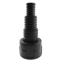 (1" BSPF - 13/20/25mm) MULTI SIZE HOSE TAIL CONNECTORS FOR CORRUGATED POND PIPE 1" 1.25" 3/4" BSPF BSPM