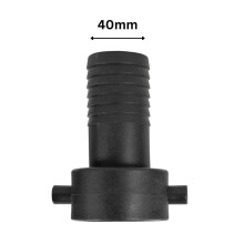 (40mm barb - 1.5" bsp female) Female Hosetail Connector with Barbed BSP Thread for Pools, Ponds, Pumps, Tanks