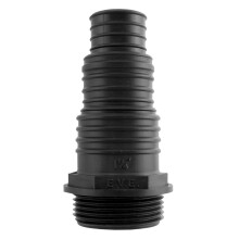 (1.25BSPM - 25/32/38mm) MULTI SIZE HOSE TAIL CONNECTORS FOR CORRUGATED POND PIPE 1" 1.25" 3/4" BSPF BSPM