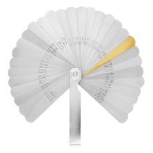 (31 plates) Feeler Gauge 9/31 blades with Locking Nut Metric Gap Measure Workshop Garage