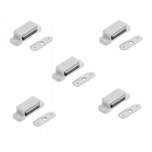 (10 pieces) Magnetic Catch Cupboard Door Latch Drawer White Cabinet Catch Magnet Strong