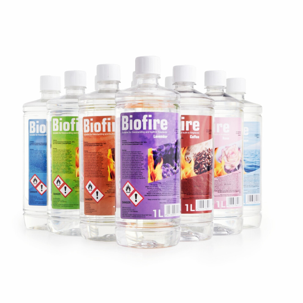 B2c (6L, Mix Scents) Ethanol Fuel Fire Ecoline Clean Burn Bioethanol Premium Grade Quality Odourless