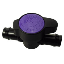 (Pack of 4, 25mm Valve) VALVE 4mm 13mm 19mm 25mm BARBED TAP inline irrigation pond pipe fitting