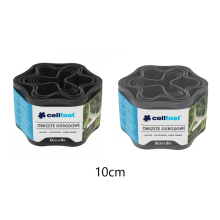 (Black, 10 cm) Lawn Edge Garden Edging Border Flexible Curly Landscape 10 15 20cm grey black