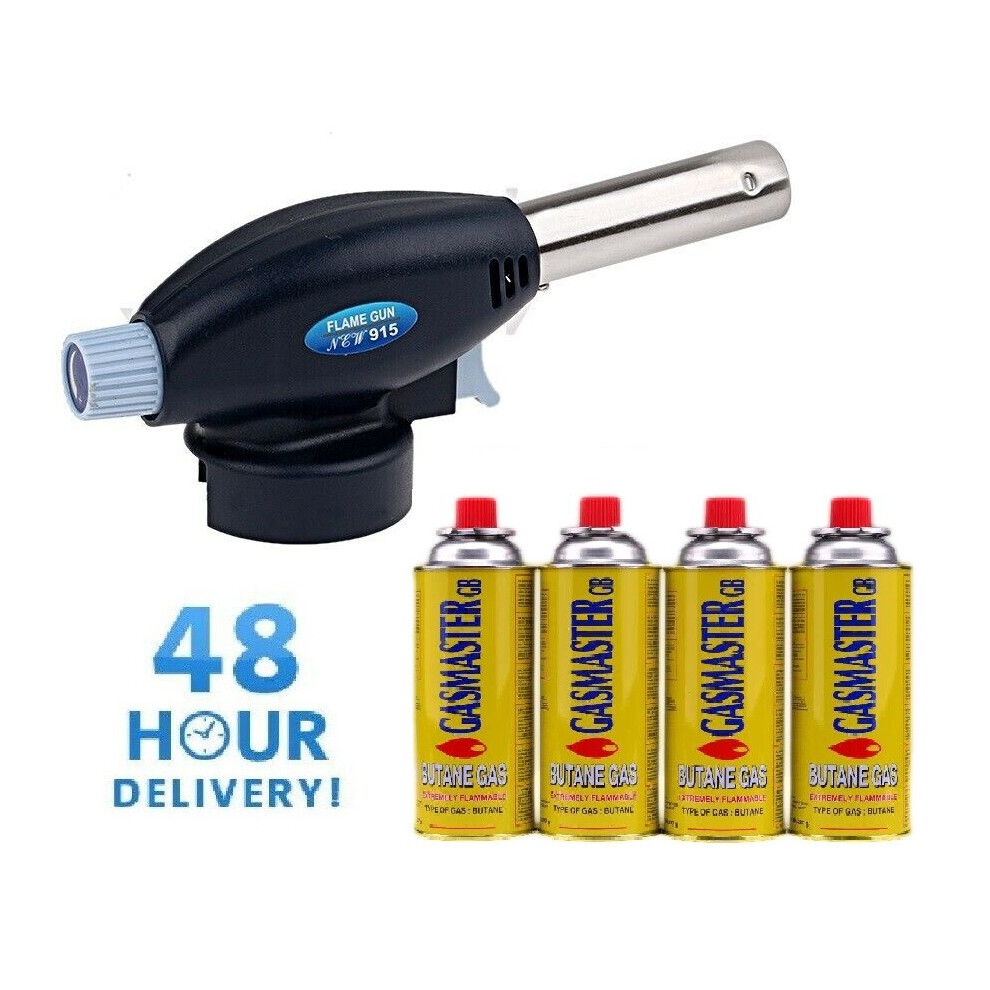 (Blow Torch Only) Blow Torch Butane Gas Flamethrower Burner Welding Auto Ignition Camping 7427037834713