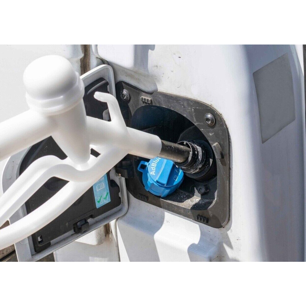 ( Gun 1" Inlet / Metal 19Mm Outlet) Ibc Fuel Delivery 25Mm Nozzle Trigger Diesel Oil Water Petrol Tank Adapt Adblue White 5056697222039