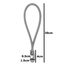 (40cm, 10) Bungee Cord With Hook Plastic Elastic Stretchy Loops Camping Tie Security Straps