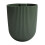Prosperplast (Pine Green) Wall Mounted Flower Pot Planter Plastic Hanging Basket Grooved Texture 1