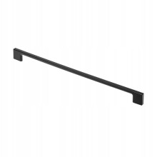 (Polished Black, 160mm Hole Centre) Slim Line Kitchen Cabinet Handle Furniture Drawer Cabinet Wardrobe Handles Pull