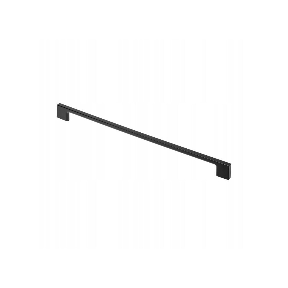 Gtv (Polished 320Mm Hole Centre) Slim Line Kitchen Cabinet Handle Furniture Drawer Cabinet Wardrobe Handles Pull Black