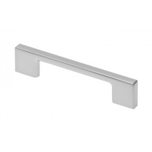 (Aluminium, 128mm Hole Centre) Slim Line Kitchen Cabinet Handle Furniture Drawer Cabinet Wardrobe Handles Pull