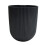 Prosperplast (Anthracite) Wall Mounted Flower Pot Planter Plastic Hanging Basket Grooved Texture 1