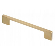 (Golden Brass, 160mm Hole Centre) Slim Line Kitchen Cabinet Handle Furniture Drawer Cabinet Wardrobe Handles Pull