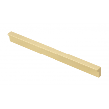 (Brushed Gold, Length 190mm - 160mm hole central) Long Pillar Handle Furniture Kitchen Cupboard Wardrobe 190mm 360mm 1200mm