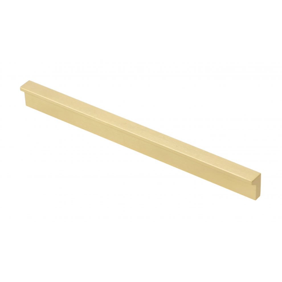 Gtv (Brushed Length 360Mm - 320Mm Hole Central) Long Pillar Handle Furniture Kitchen Cupboard Wardrobe 190Mm 360Mm 1200Mm Gold