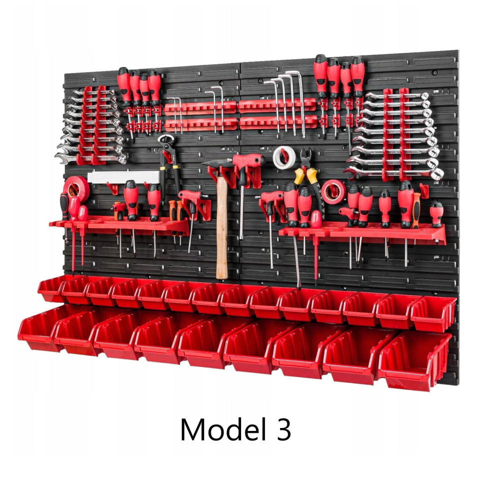 Prosperplast (Model 3) Tool Board Wall Mounted 115 X 78 Cm Bins, Boxes Box Hooks Shelves Various Sets