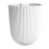 Prosperplast (White) Wall Mounted Flower Pot Planter Plastic Hanging Basket Grooved Texture 1
