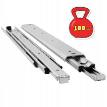 (750mm) Drawer Slides Heavy Duty Full Extension 100kg 300mm-1200mm Ball Bearing Runners