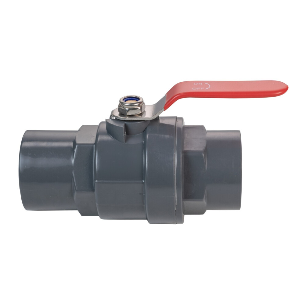 (1.25" Bsp) Stainless Steel Lever Ball Valve Pp Female Stopcock In-Line Valves 5063873025988