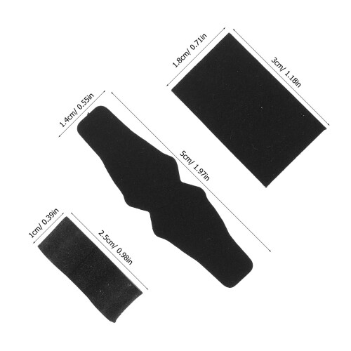 4Ensembles Patchs Adhésifs Noir Pour Repose 1