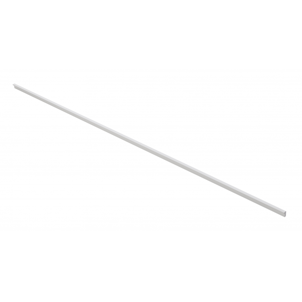(White Mat, Length 190Mm - 160Mm Hole Central) Long Pillar Handle Furniture Kitchen Cupboard Wardrobe 190Mm 360Mm 1200Mm 5063873019802
