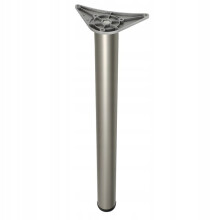(Satin, 82 cm) Table Leg Breakfast Bar Worktop Support Kitchen Round 710/820/870/1100mm