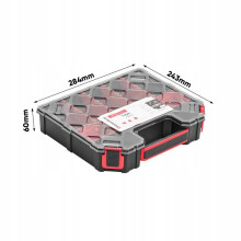 (Small - boxes+dividers) Tager DIY Storage Organiser Compartment Parts Cabinet Screws Carry Case Tool Box