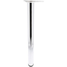 (Chrome, 71 cm) Table Leg Breakfast Bar Worktop Support Kitchen Round 710/820/870/1100mm
