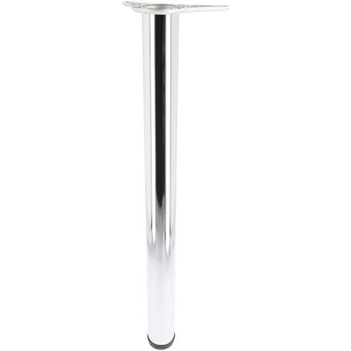 GTV (Chrome, 71 cm) Table Leg Breakfast Bar Worktop Support Kitchen Round 710/820/870/1100mm