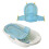 Adjustable Baby Bath Mat and Shower Net - Newborn Bathtub Support 1