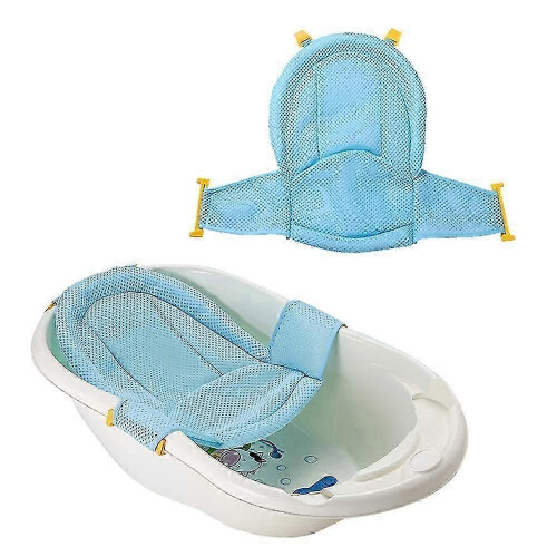 Adjustable Baby Bath Mat and Shower Net - Newborn Bathtub Support