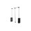 GTV (875 - 1200mm) Lift Pull Down Hanger Rail Adjustable Bedroom Wardrobe Soft Return motion 8kg 1