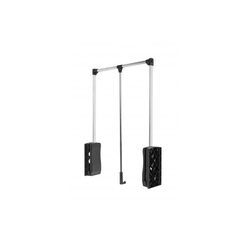 GTV (875 - 1200mm) Lift Pull Down Hanger Rail Adjustable Bedroom Wardrobe Soft Return motion 8kg