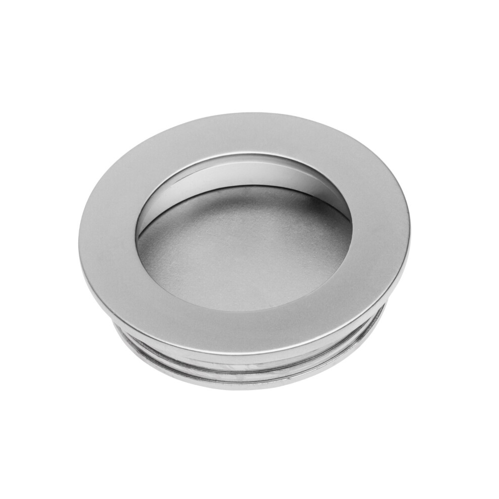 Gtv (Aluminium) Recessed Flush Sliding Door Handle Finger Pull Circle 40 X 35 X 10Mm 5 Colours