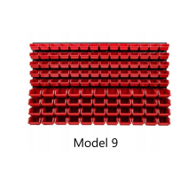 (Model 9) TOOL BOARD WALL MOUNTED 115 x 78 CM BINS, BOXES BOX HOOKS SHELVES VARIOUS SETS