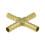 (6mm) Solid Brass Cross X Joiner Piece Fuel Hose Joiner Tee Connector Various Size 1