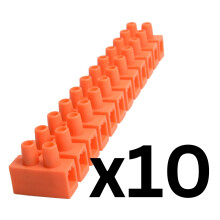 (6A, 10) Wire Connector Strip 12 Way Electrical Cable Terminal Block 3A6A 10A 15A 30A 60A