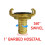 (25mm Swivel Hose Tail) Brass GEKA Type Hose Quick Connect Adapter Claw Fitting Pipe Splitters Lance 1