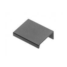 (Matte Black, 192mm Hole centres - 225mm Overall) Edge Mounted Cabinet Pull Trim Profile HEXI Handles for Kitchen Bedroom Bathroom